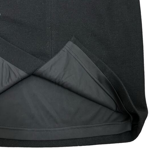 🆕 Pierre Cardin Dress Womens Size 6 8 Black Wool Blend Rhinestone Sparkles Chic - Picture 6 of 16